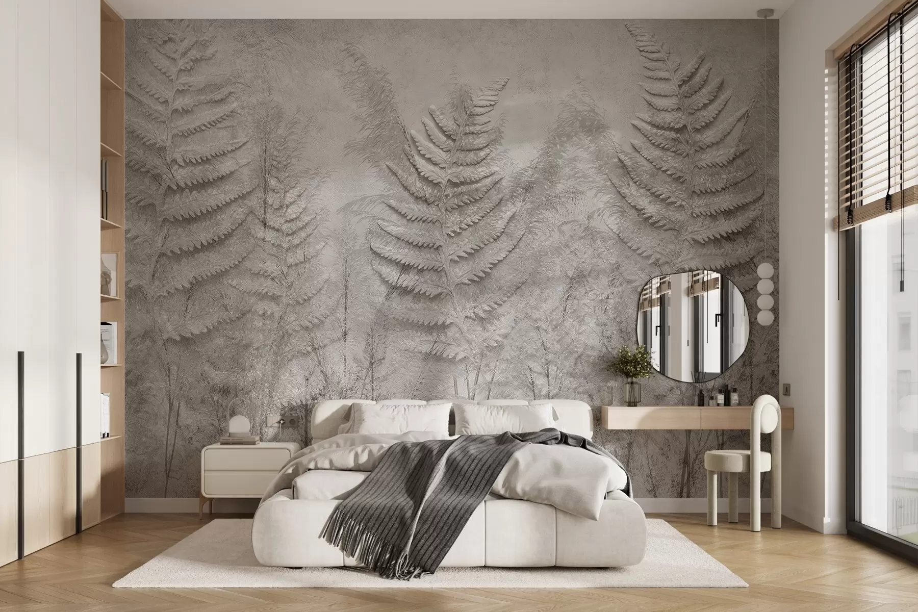 stenske poslikave Polje vintage trave w03316