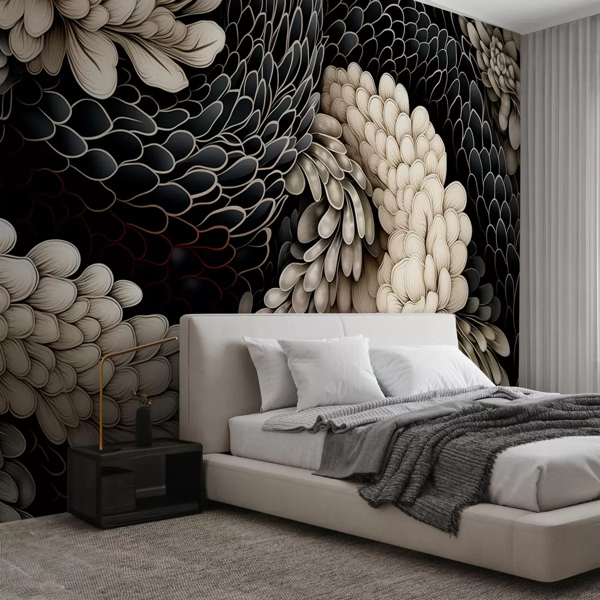 stenske poslikave Elegantna tekstura kačje kože w08966