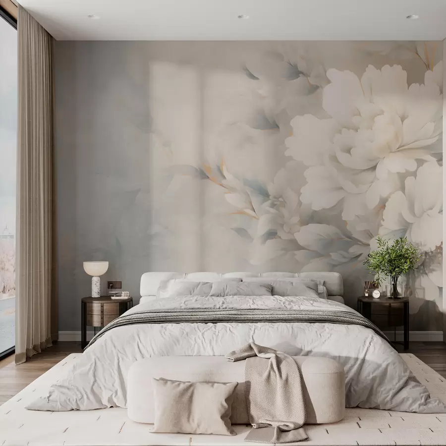 stenske poslikave Vintage cvetje w03702