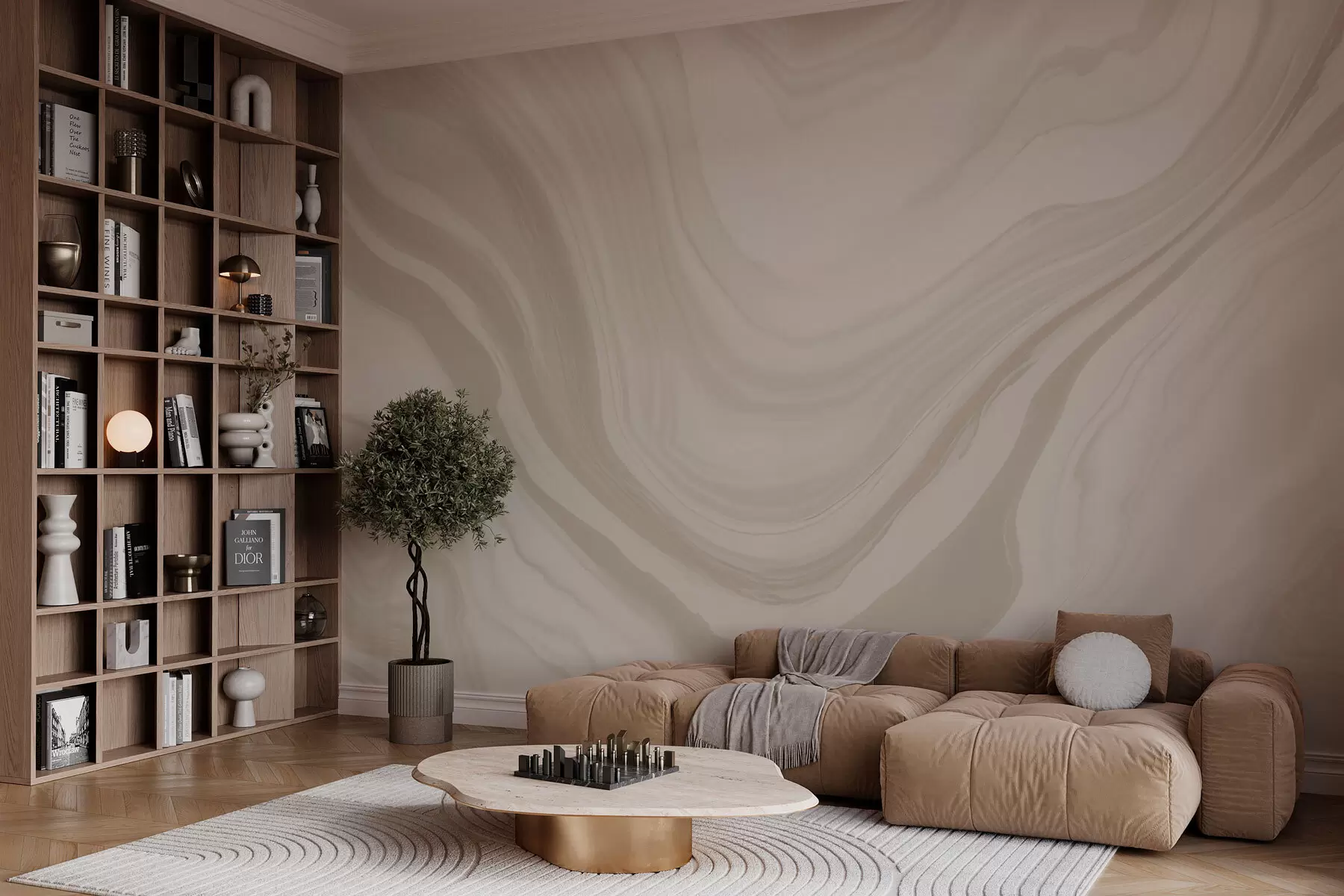 stenske poslikave Abstraktni valovi w03744v1