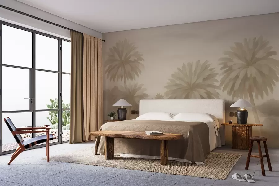 stenske poslikave Akvarelna pokrajina w03824v1