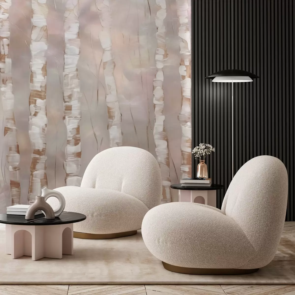 stenske poslikave Abstraktna drevesa w03851