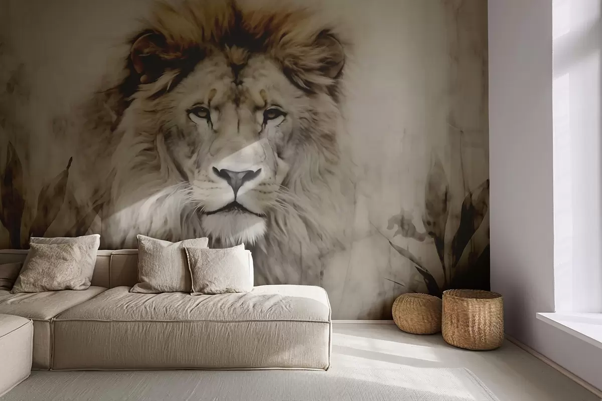 stenske poslikave Lion w03888