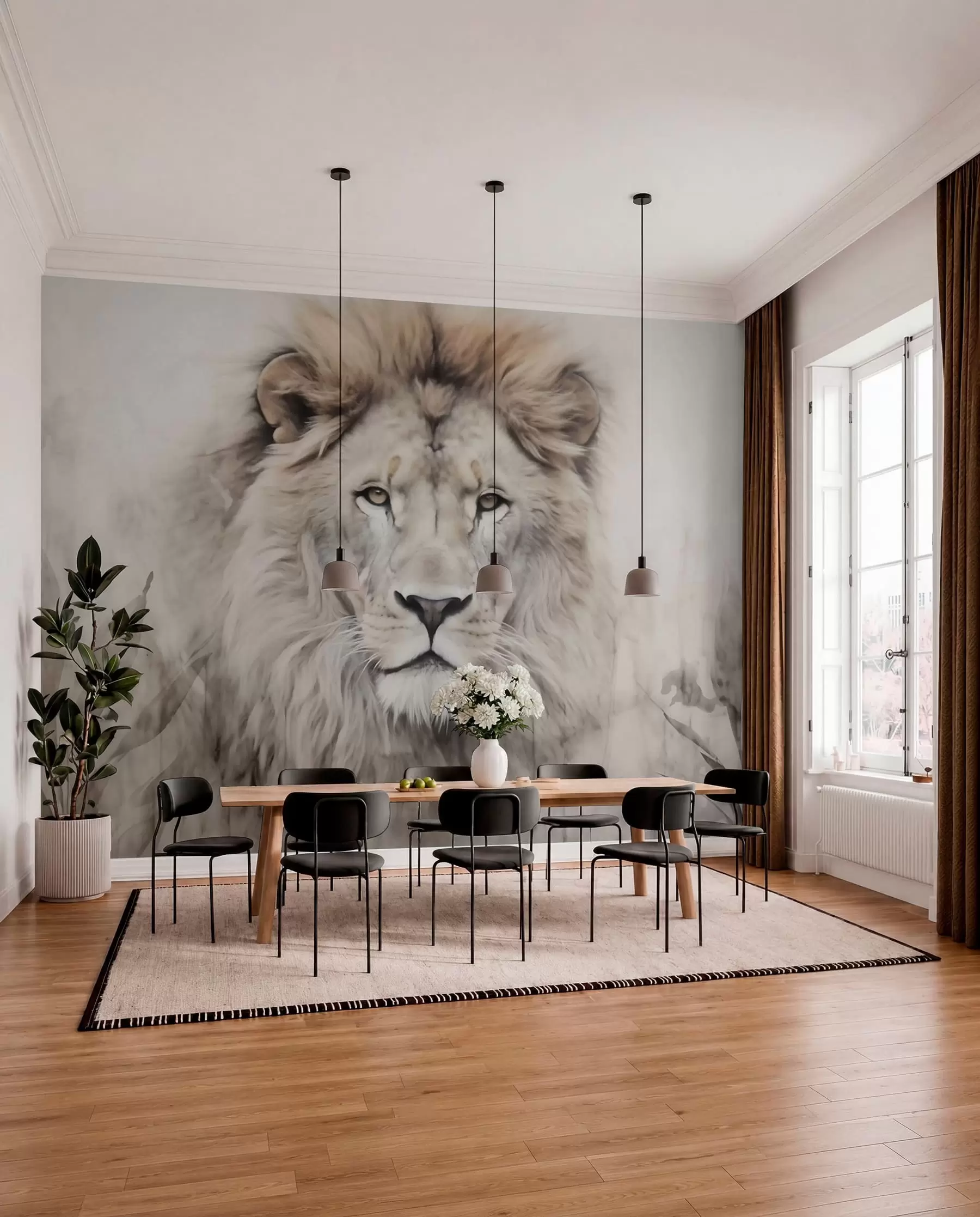 stenske poslikave Lion w03888