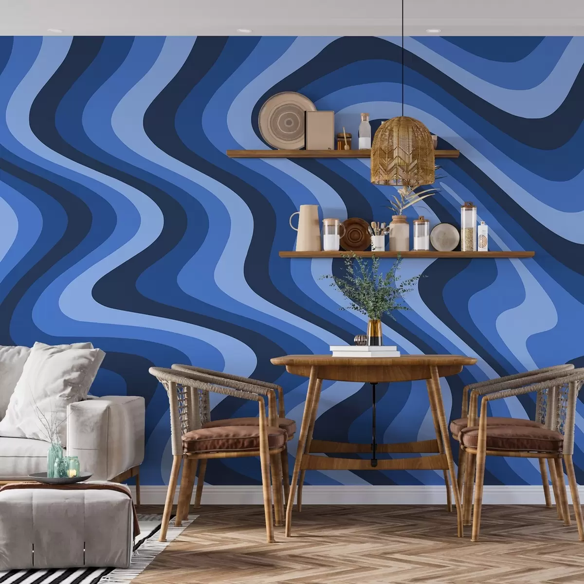 stenske poslikave Čarobni valovi w03971v1