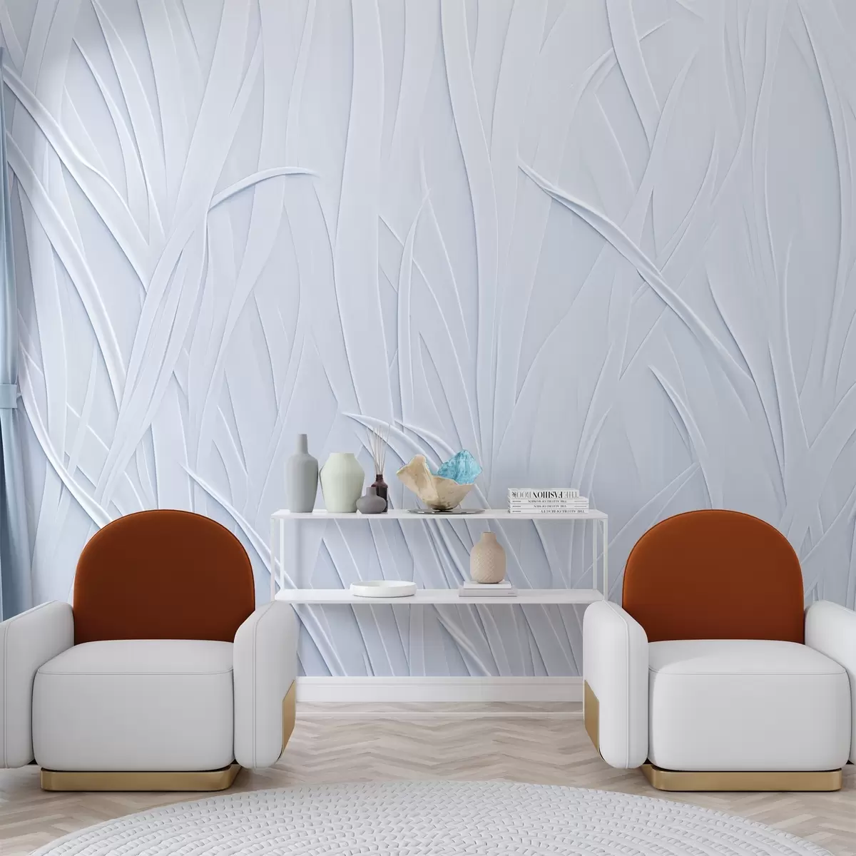 stenske poslikave Ukrivljene linije w03985v1