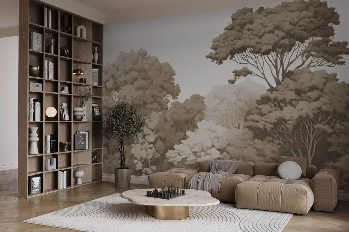 stenske poslikave Gozdne krošnje w04044v1