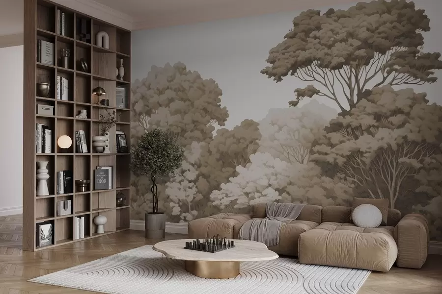 stenske poslikave Gozdne krošnje w04044v1