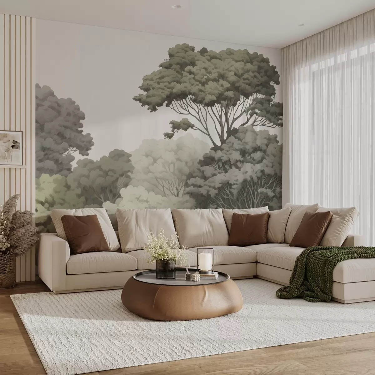 stenske poslikave Gozdne krošnje w04044v2