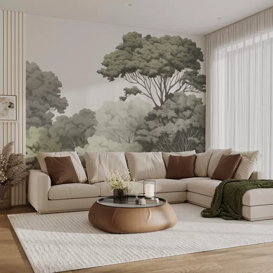 stenske poslikave Gozdne krošnje w04044v2