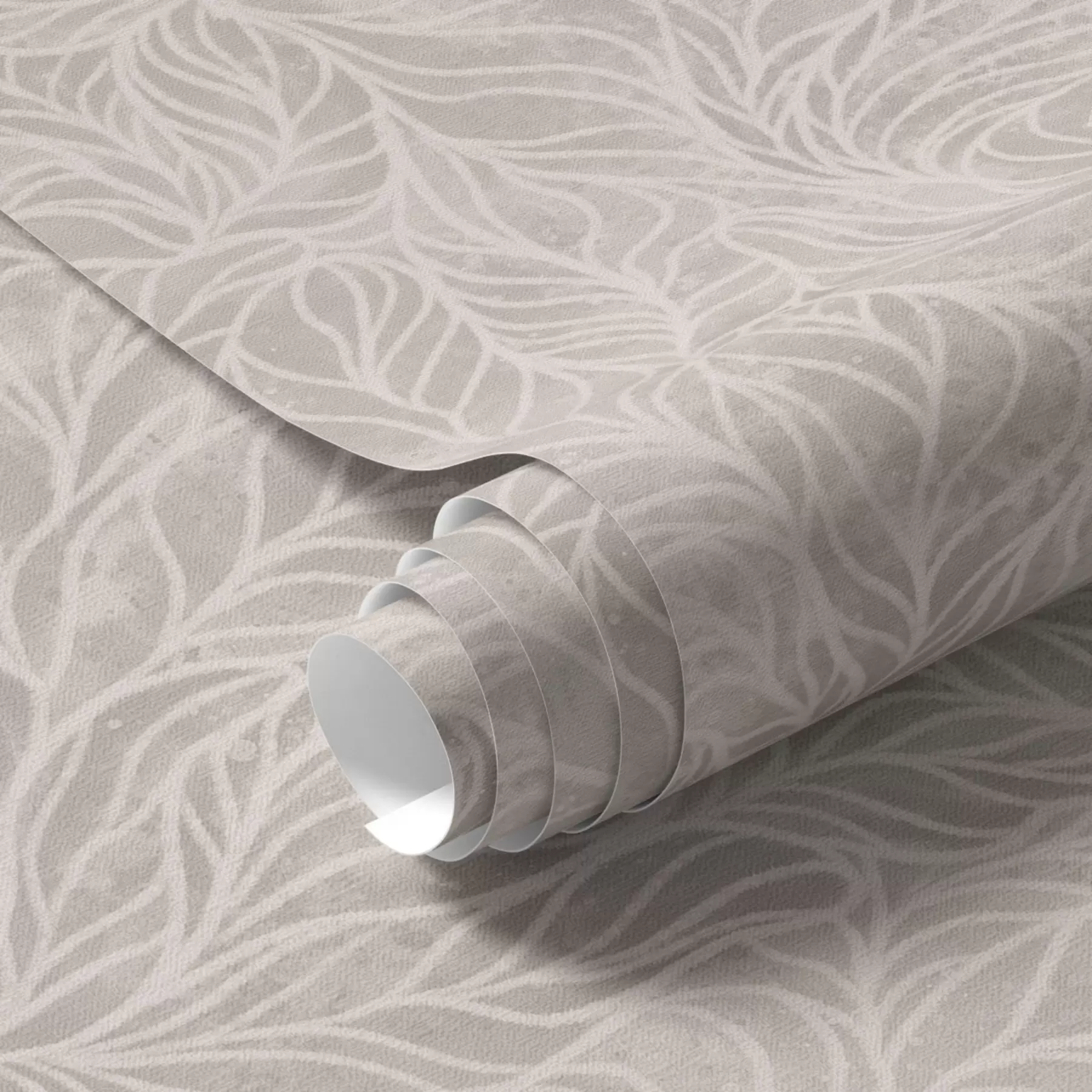 stenske poslikave Bež abstraktna tekstura z gladkimi linijami listov a00179