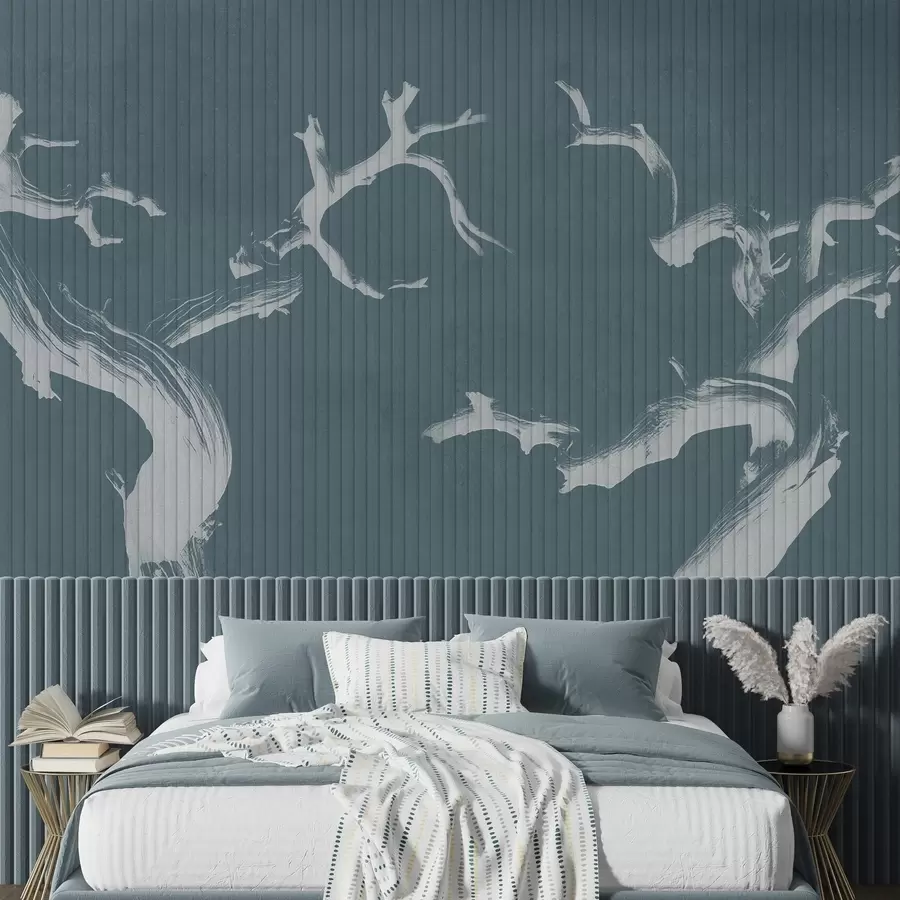 stenske poslikave Milostne silhuete dreves w04131v2