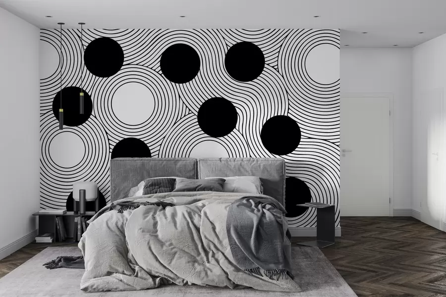 stenske poslikave Geometrijska harmonija w04185v1