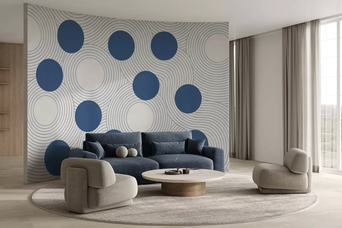 stenske poslikave Geometrijska harmonija w04185v3