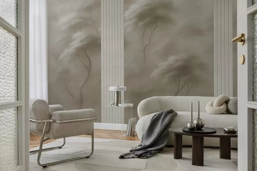 stenske poslikave Gozd se sreča z umetniško ploščo w04187v1