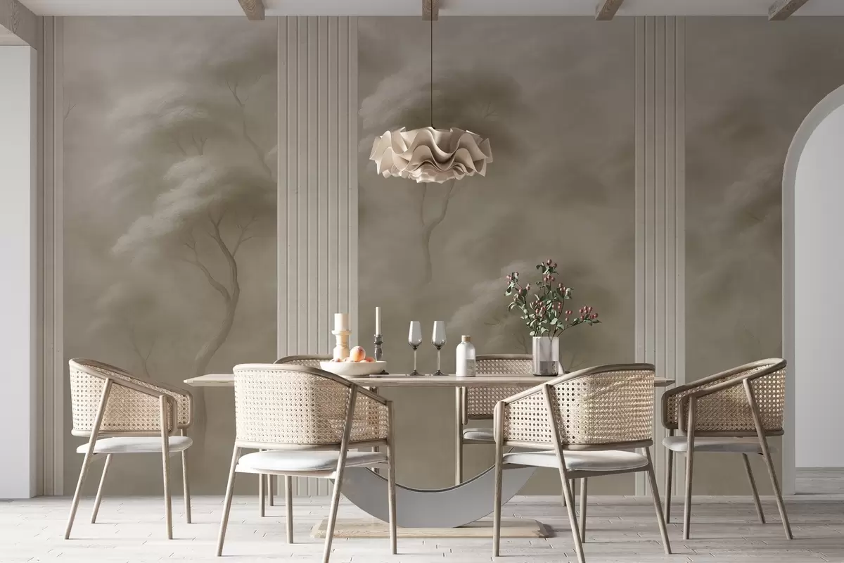 stenske poslikave Gozd se sreča z umetniško ploščo w04187v1