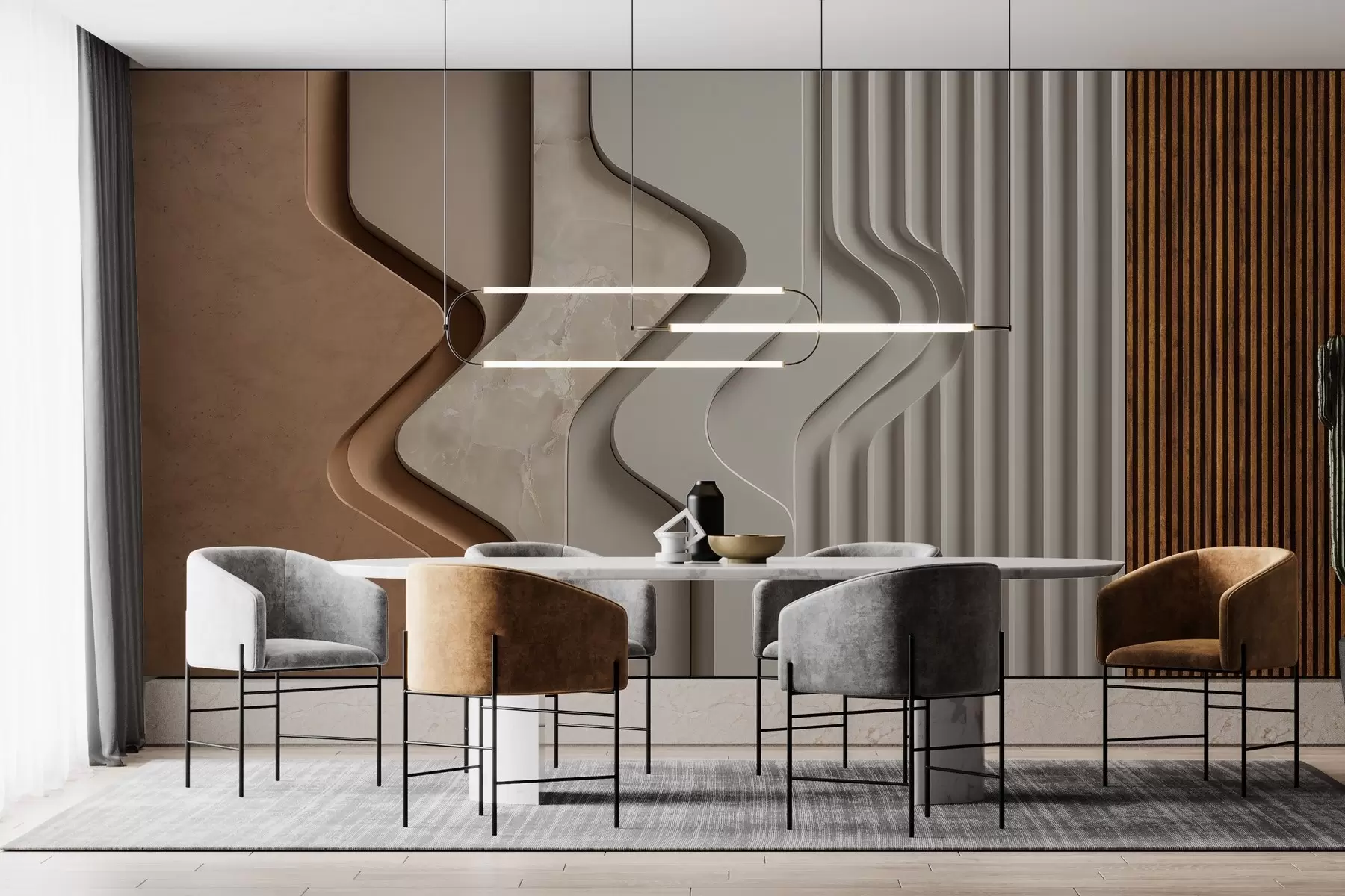 stenske poslikave Teksturne iluzije w04188