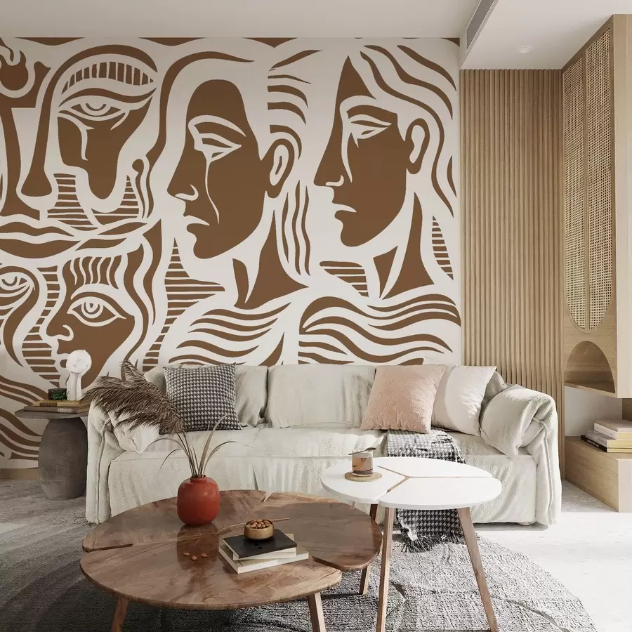 stenske poslikave Abstraktna anatomija w04191v1