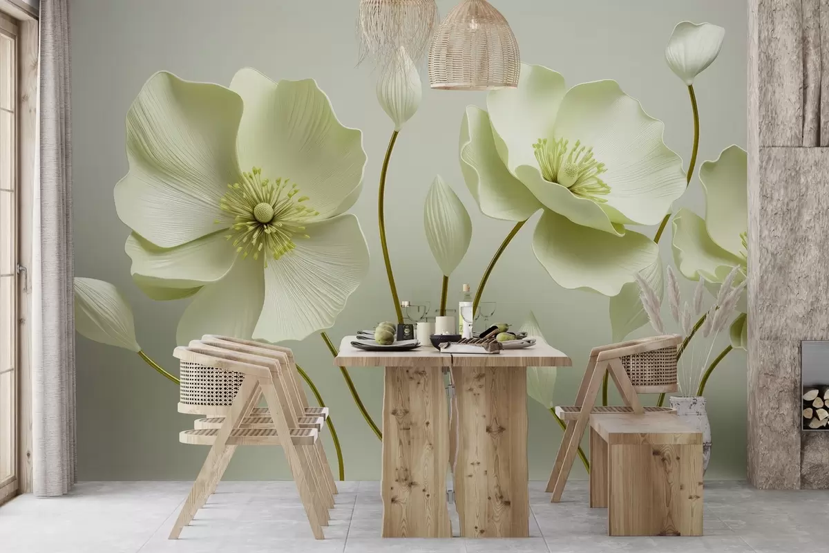 stenske poslikave Čudovite rože w04248v2