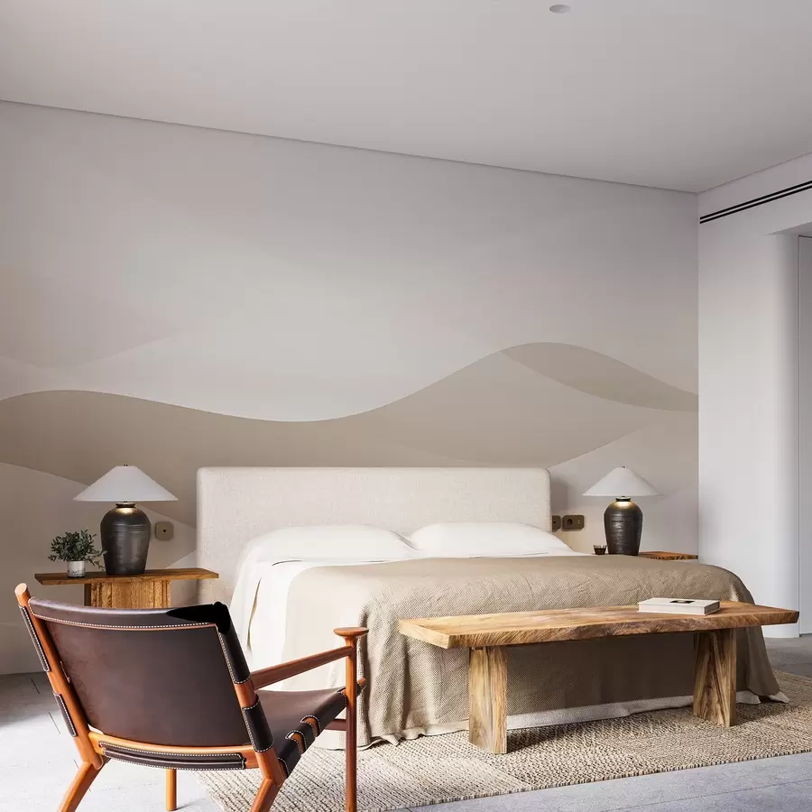 stenske poslikave Abstraktni valovi w04288v2