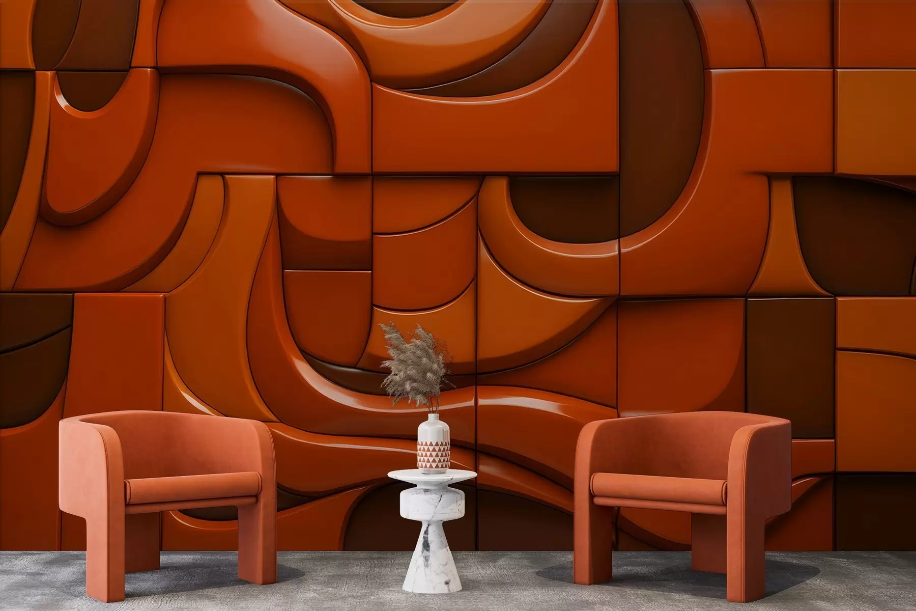 stenske poslikave Poslikana reliefna stena w04321v1