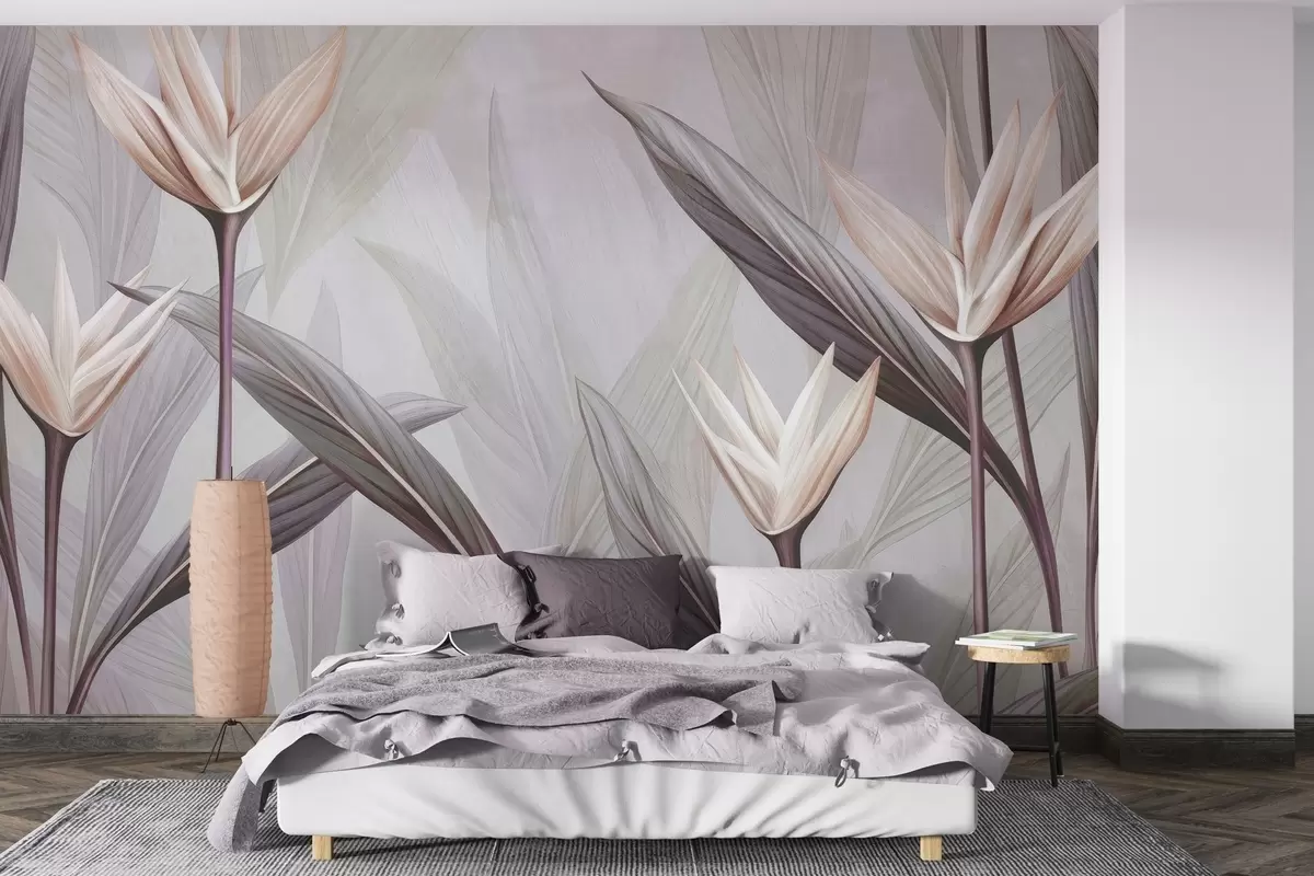 stenske poslikave Fairy strelitzia w04324