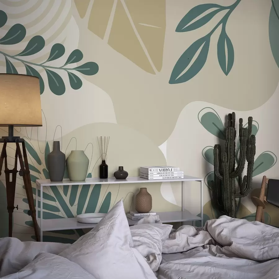 stenske poslikave Abstrakcija, listi w04366v2