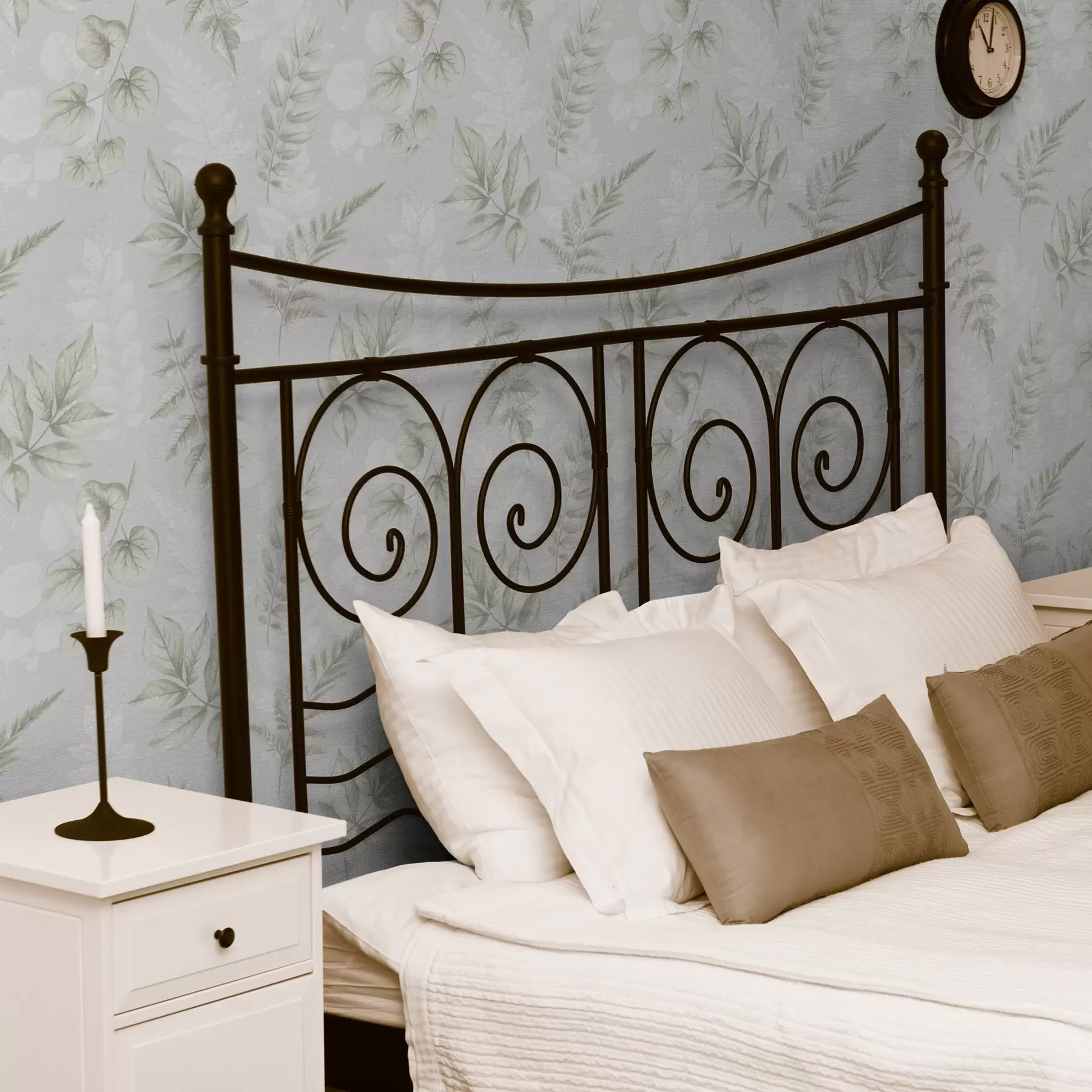 stenske poslikave Lahki akvareli z učinkom brizganja na sivem ozadju a00446