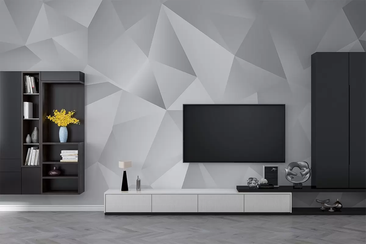 stenske poslikave Geometrija w04377