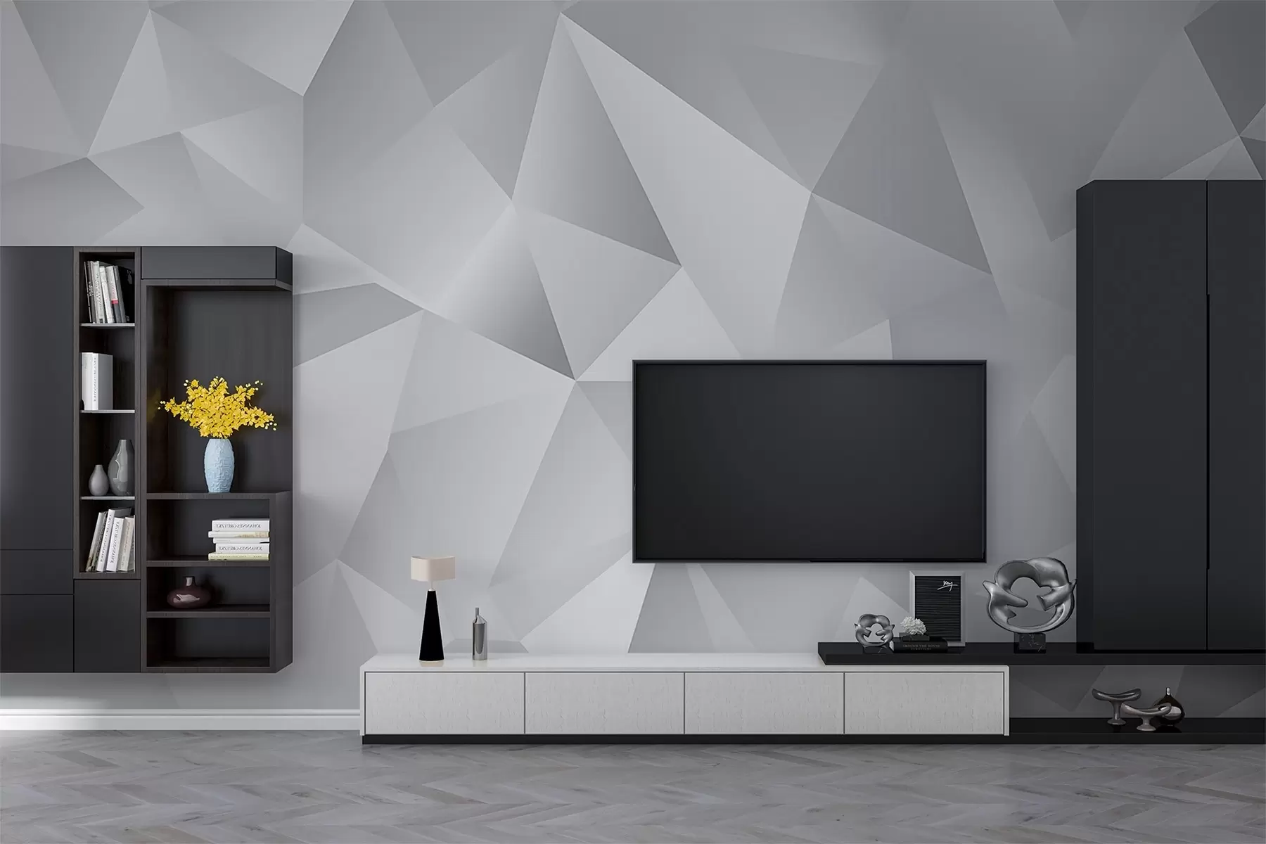 stenske poslikave Geometrija w04377