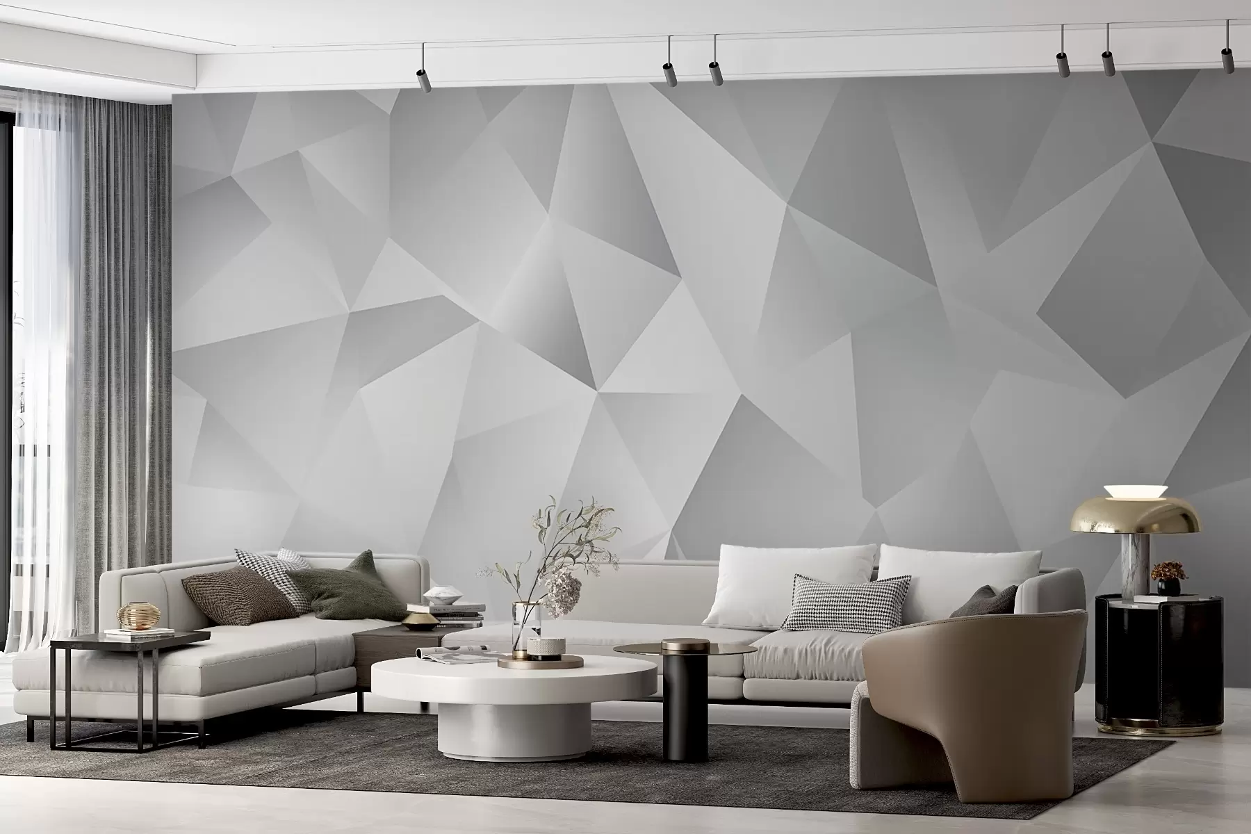 stenske poslikave Geometrija w04377