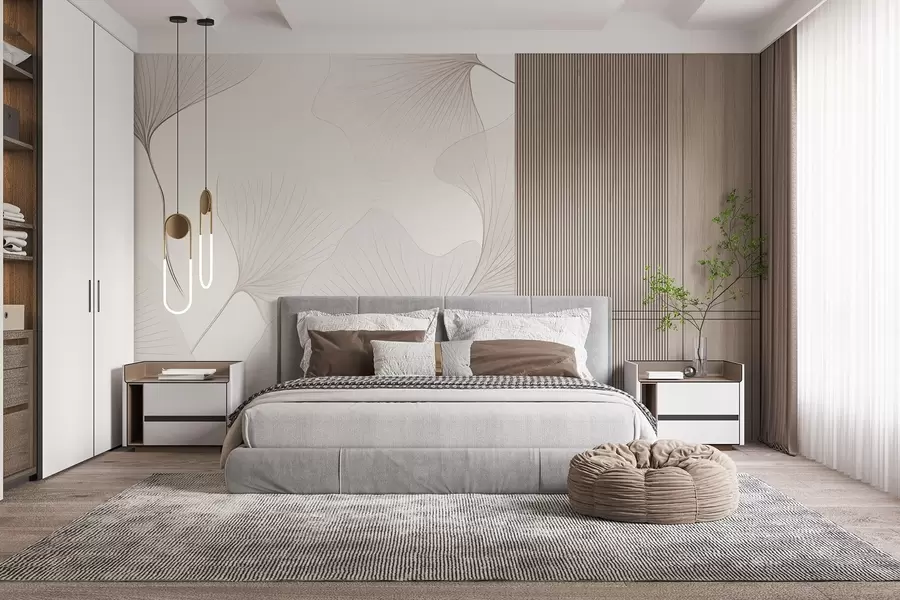 stenske poslikave Prozorni listi ginka w04433v1