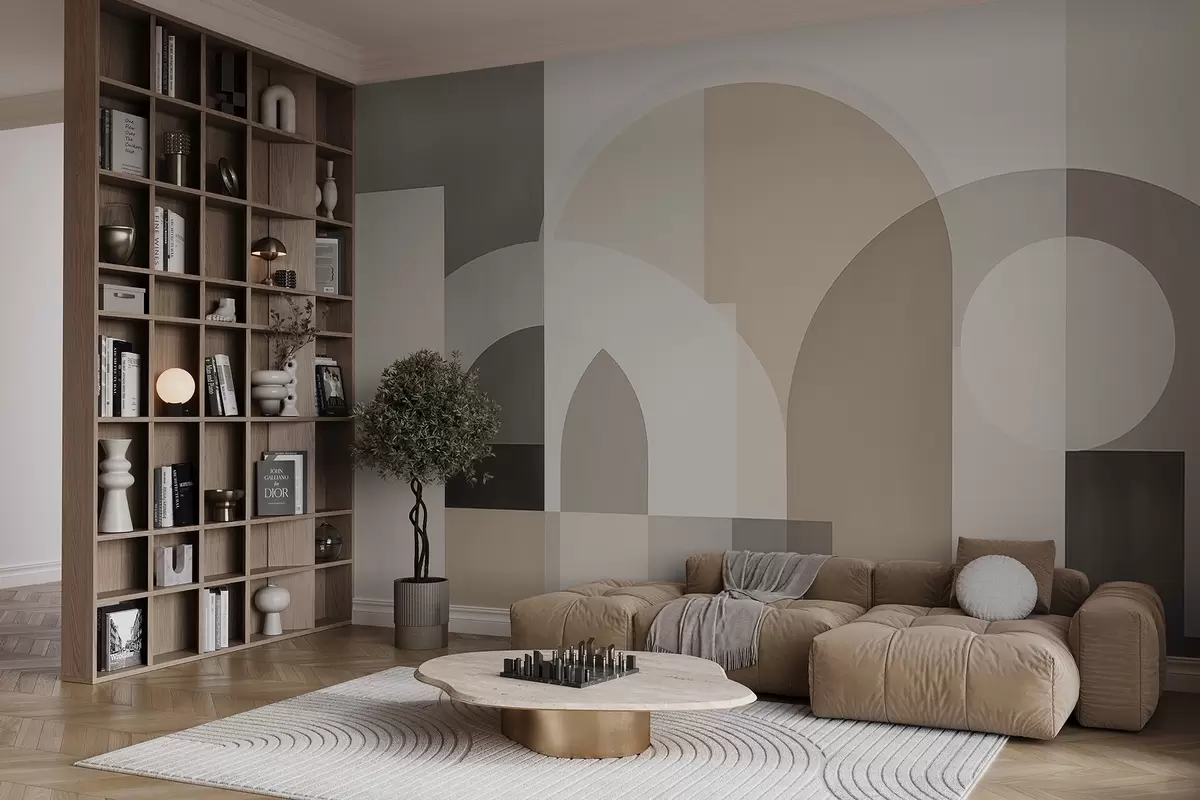 stenske poslikave Abstraktna abstraktna geometrija w04440