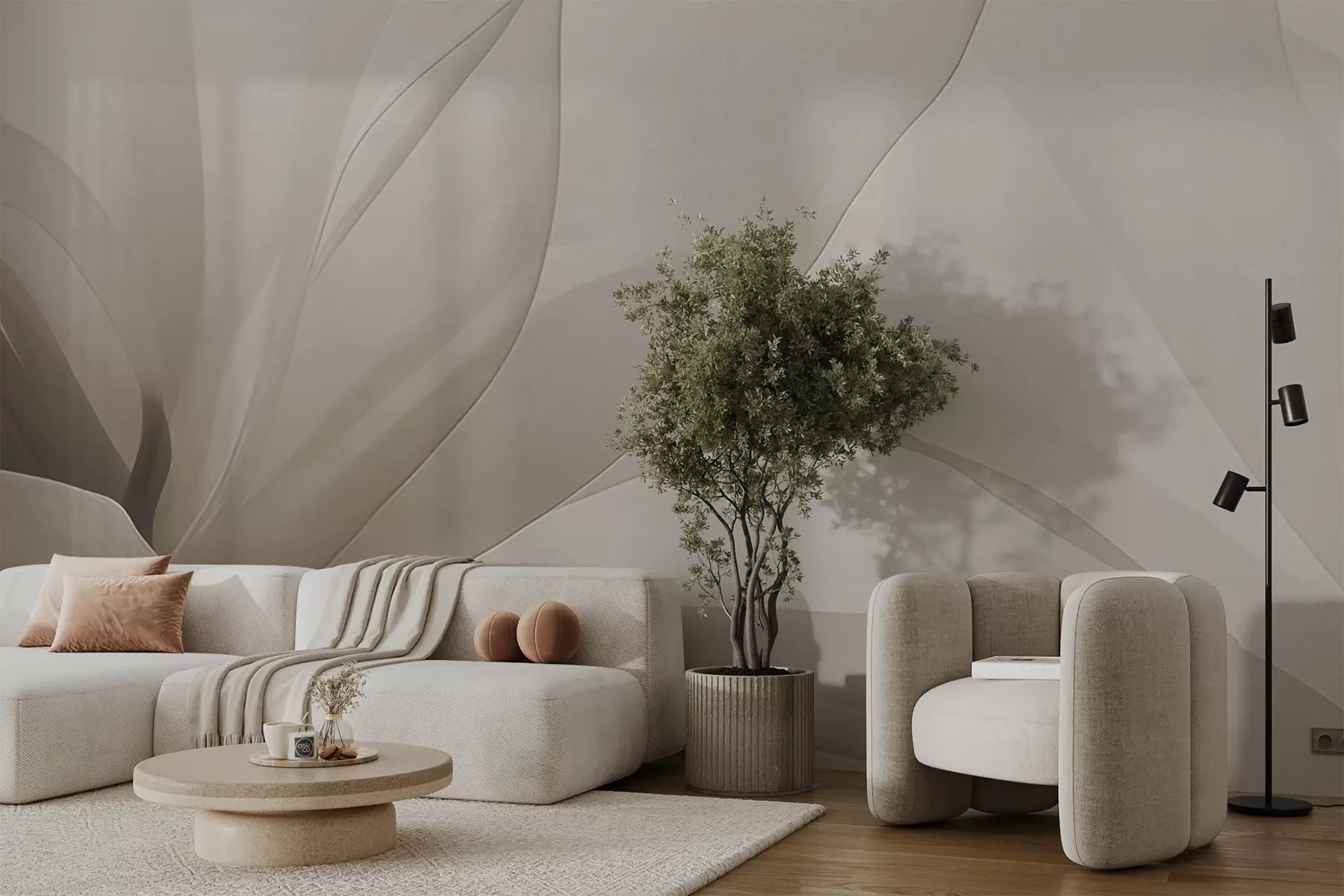 stenske poslikave Abstraktna roža w04435