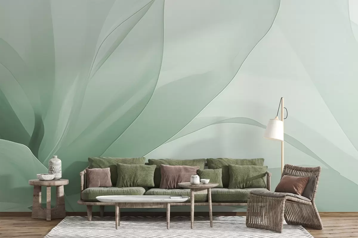 stenske poslikave Abstraktna roža w04435v1