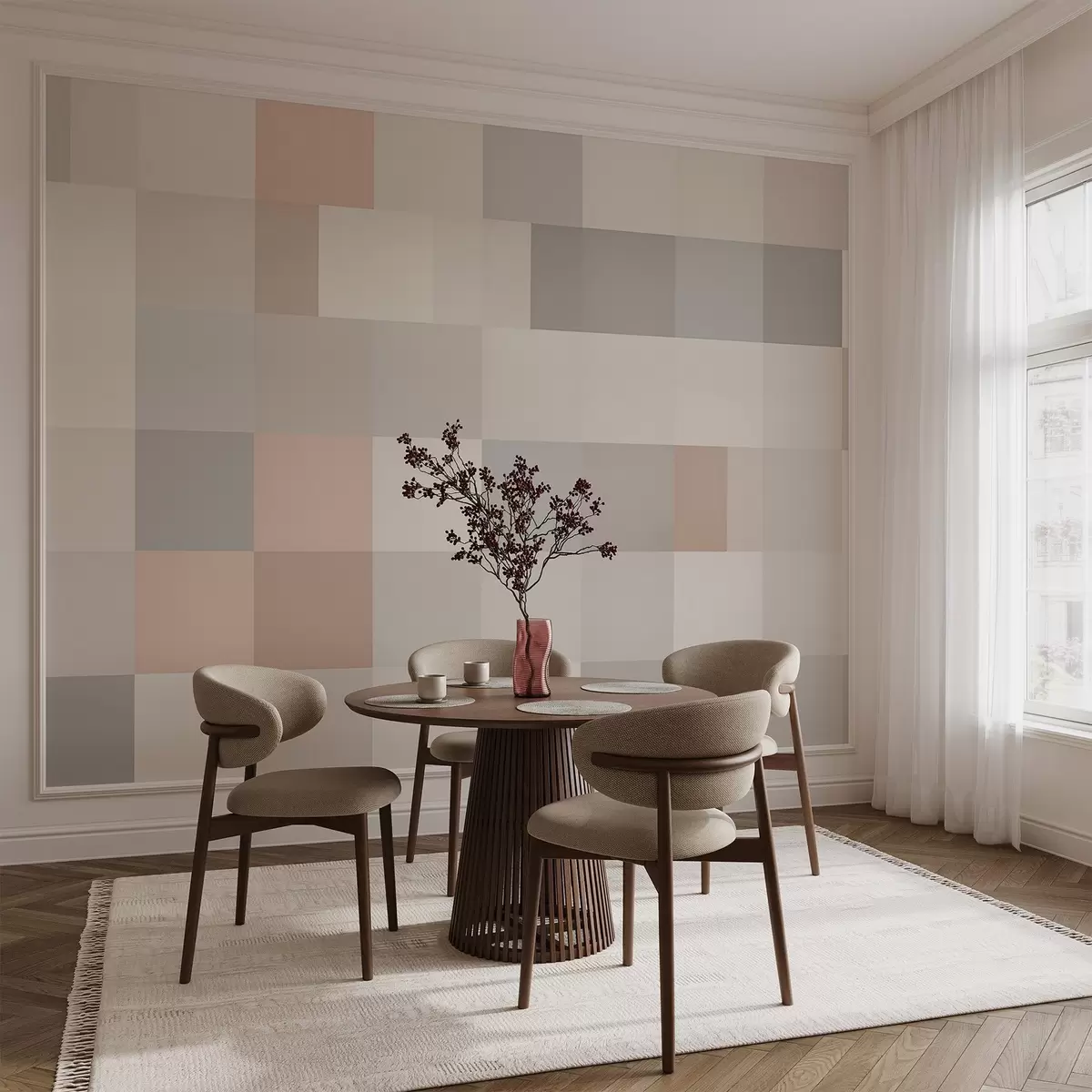 stenske poslikave Geometrija w04476