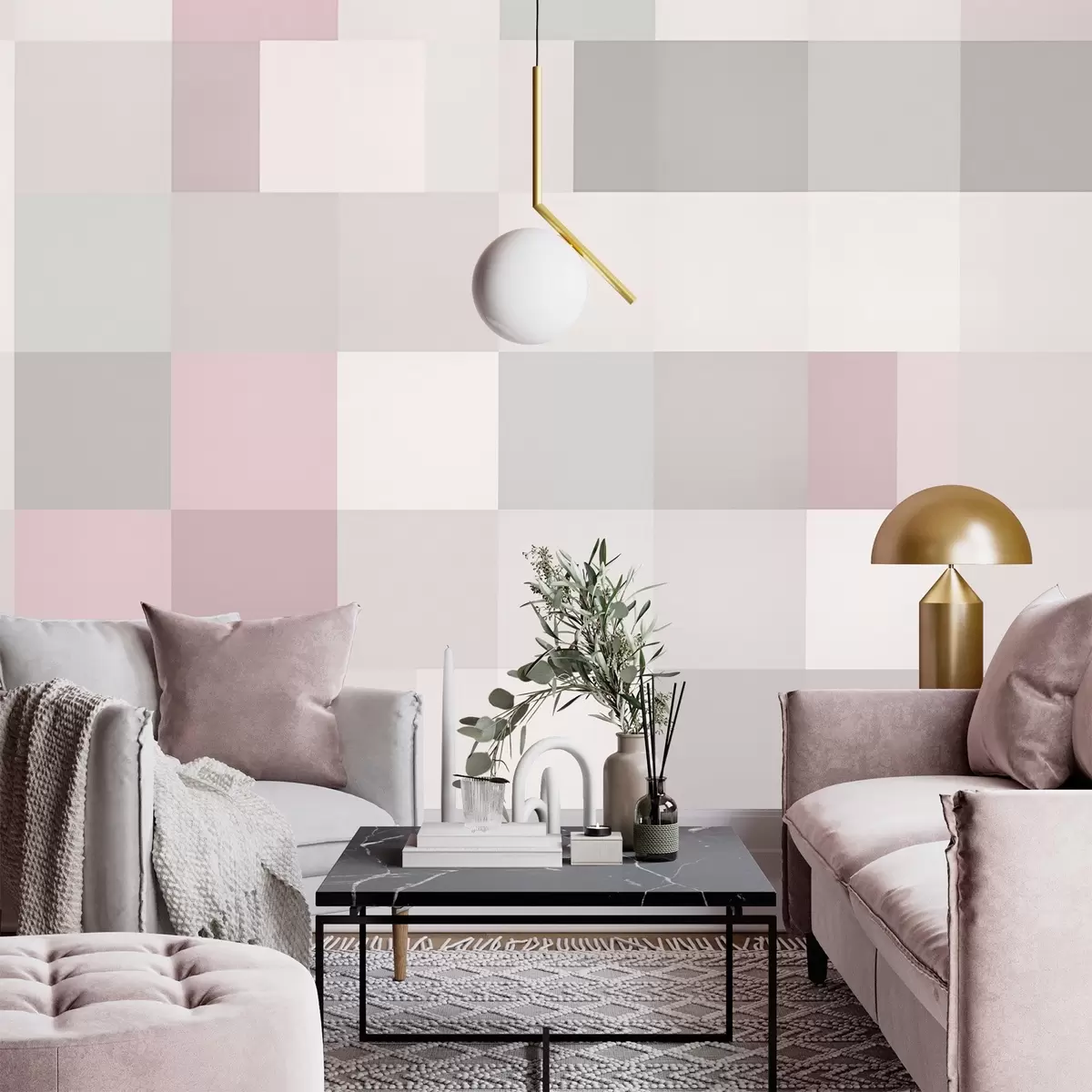 stenske poslikave Geometrija w04476v3