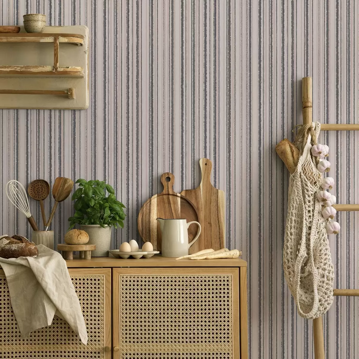 Ozadje Nežne črte v sivo-rožnatih odtenkih a00509