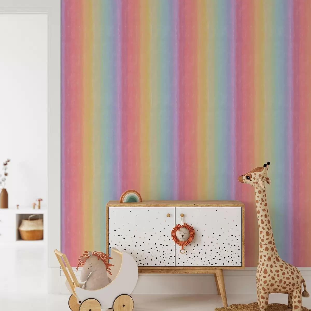 Ozadje Svetel mavrični gradient z gladkimi prehodi a00512