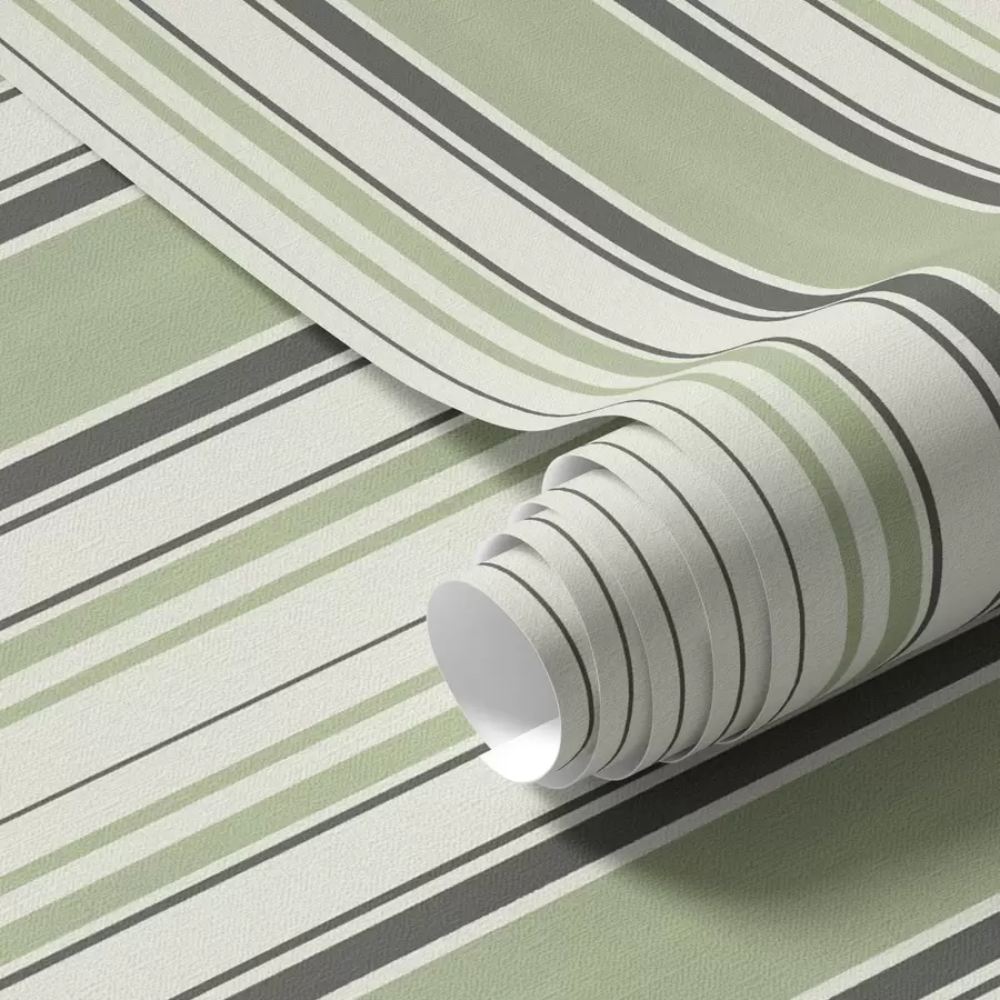 stenske poslikave Kremasto ozadje z mešanico zelenih in črnih črt a00563