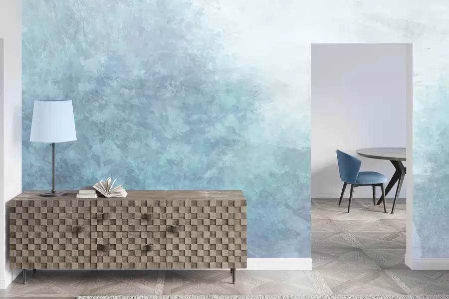 stenske poslikave  Imitacija listov na betonski steni w04468v1