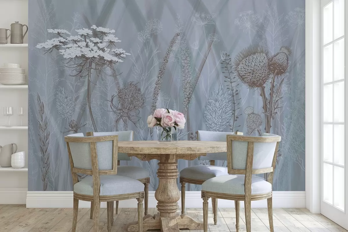 stenske poslikave Trave in herbarij w04473v1