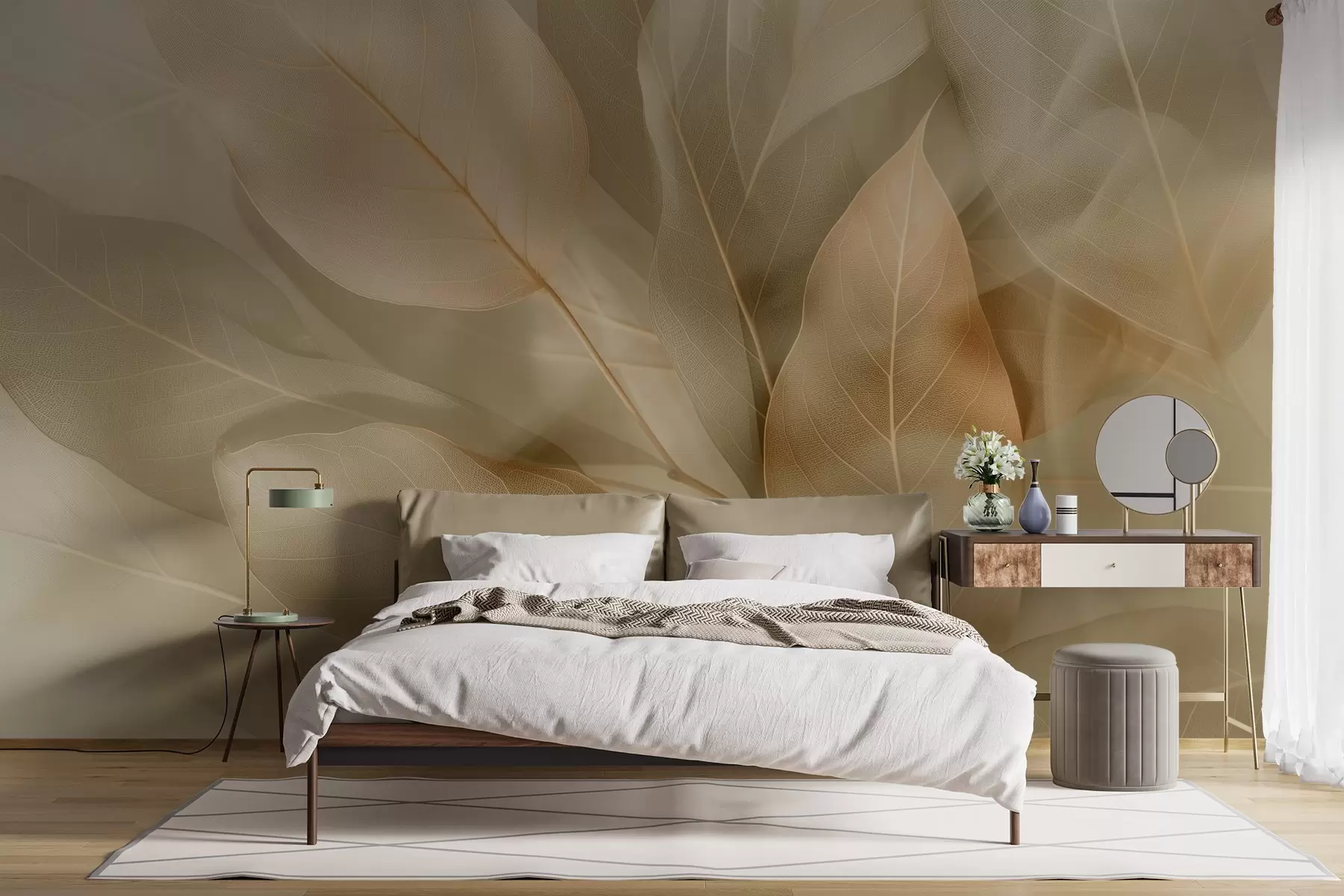 stenske poslikave Nežne vrtnice w04511v2