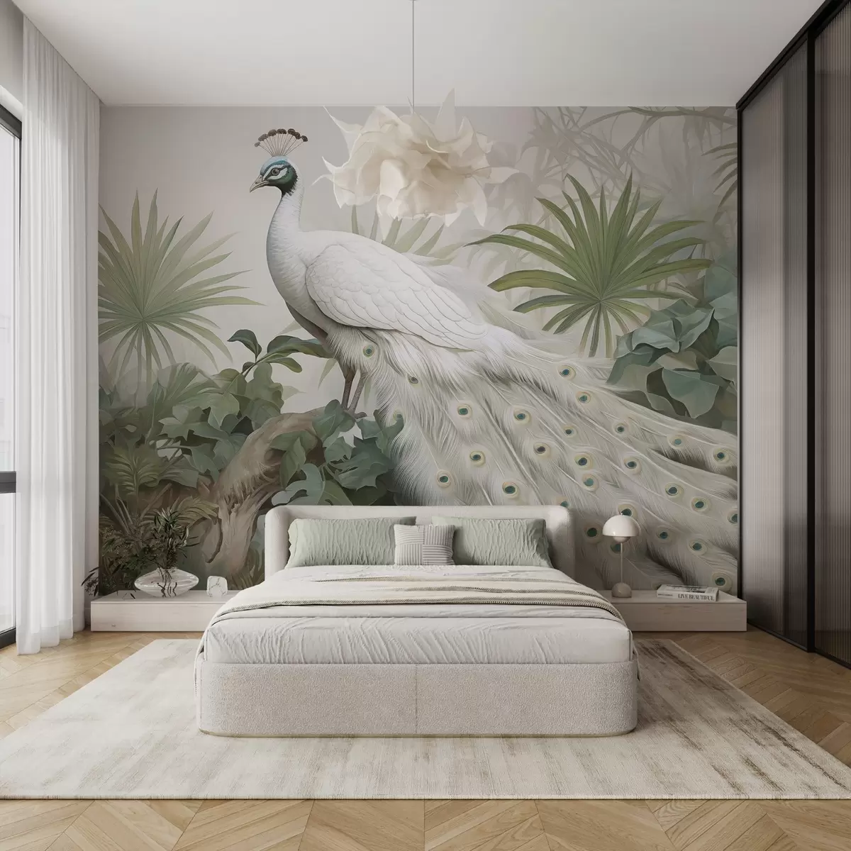 stenske poslikave Peacock w04595