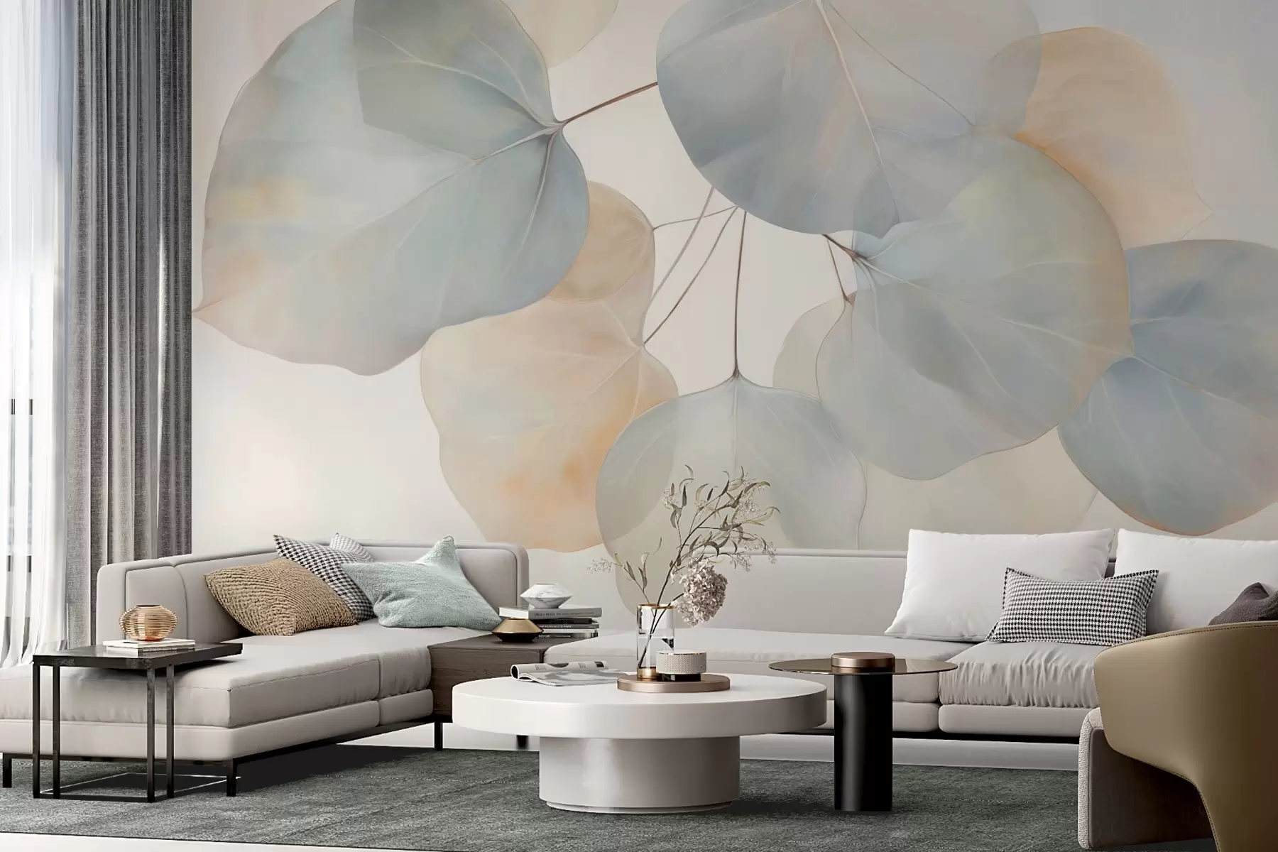 stenske poslikave Ogromni listi w04599