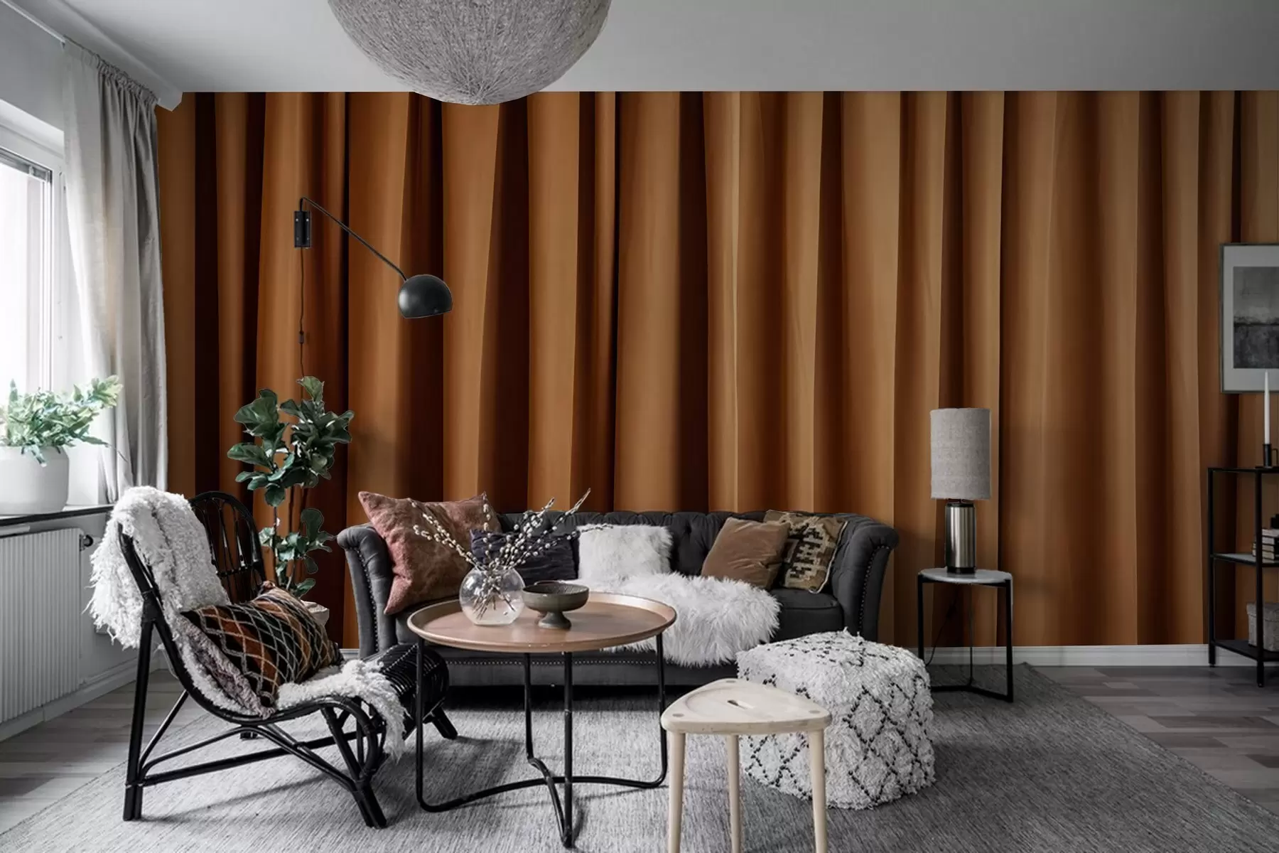 stenske poslikave Atlas se blešči w04565