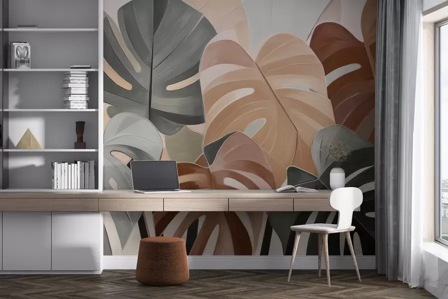 stenske poslikave Listnat ritem w04568v2