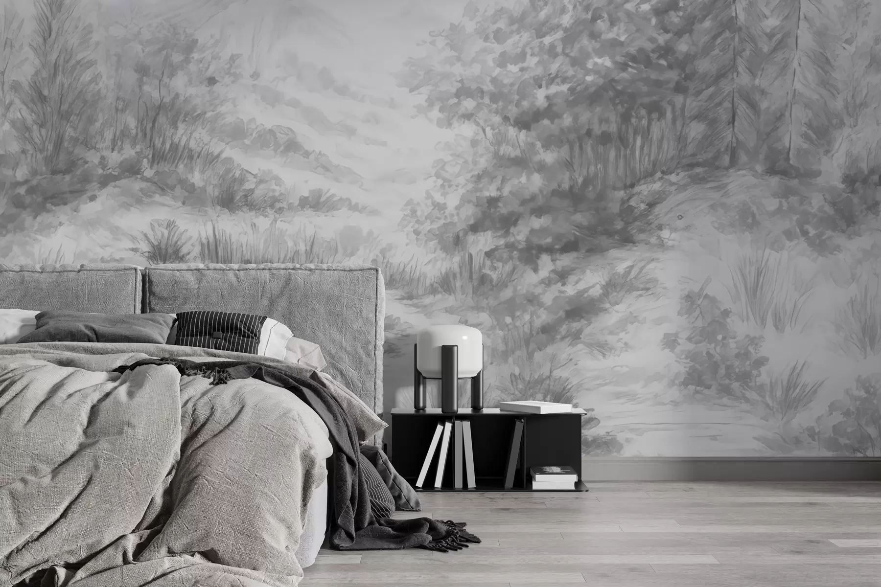 stenske poslikave Barvite konture w04572v2