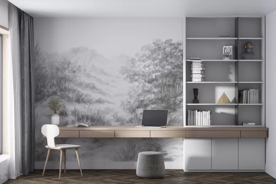 stenske poslikave Barvite konture w04572v2