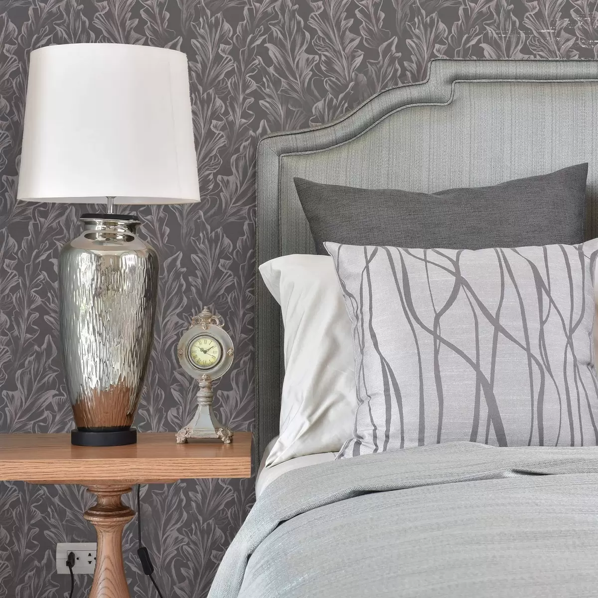 Ozadje Valovi listja na grafitnem ozadju, visok kontrast a00495v1 Ozadje Valovi listja na grafitnem ozadju, visok kontrast a00495v1